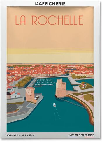 Affiche ville La Rochelle 4 2