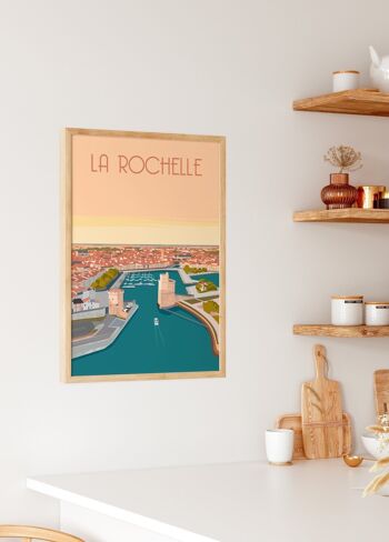 Affiche ville La Rochelle 4 4