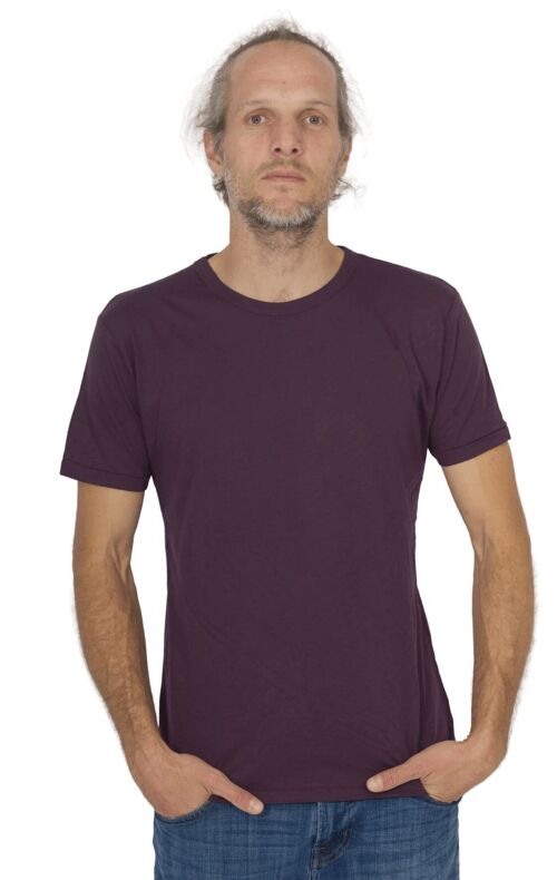 Fairwear Bambus Basic Shirt Men Eggplant