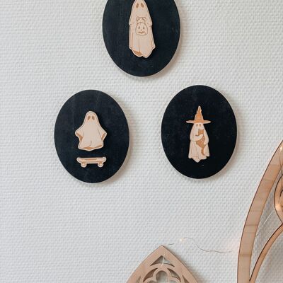 Portrait de Fantôme en bois