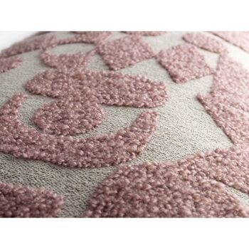 Coussin Ornements Rose Profond 2