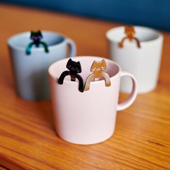 Cuillères à café en forme de chats Coffee & Cats 2