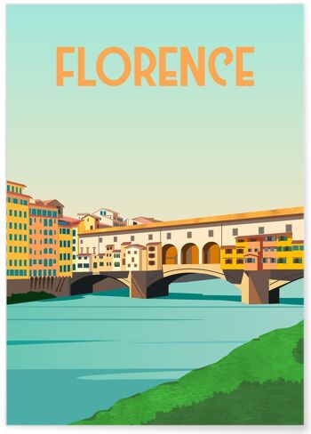 Affiche ville Florence 1