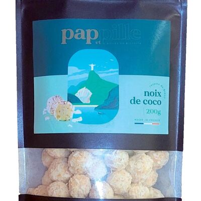 Billes de biscuits sucrés Pap et Pille NOIX DE COCO 200g