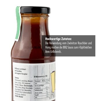 Sauce barbecue Zwönitzer Rauchbier 250ml 2