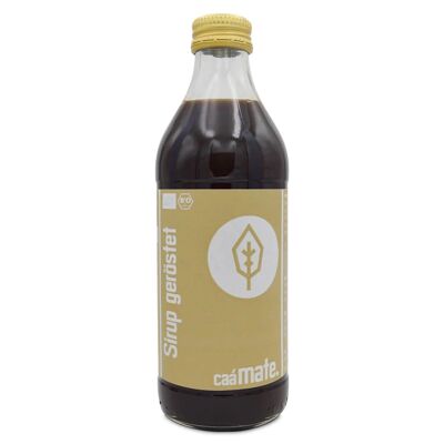 Roasted organic mate syrup