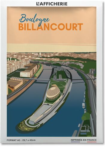 Affiche ville Boulogne-Billancourt 2