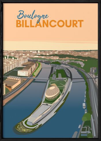 Affiche ville Boulogne-Billancourt 3