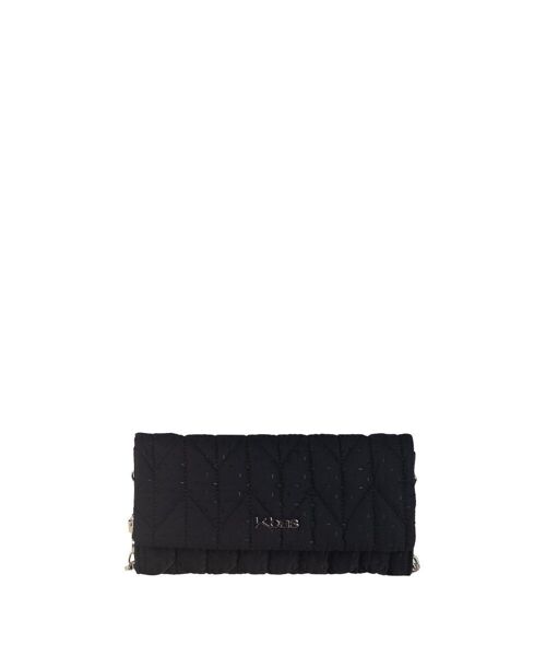 CARTERA BANDOLERA NYLON NEGRO