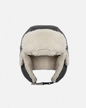 Coffret cadeau 7AM Benji : bonnet et mitaines avec doublure Sherpa et peluche pour bébé (6-12 mois) – Gris fumé, idéal pour les journées froides 4