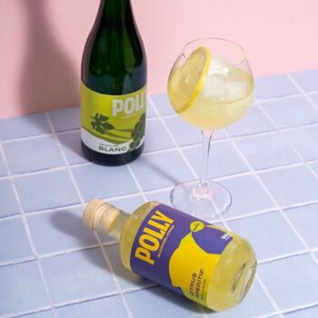 POLLY Agrumes Apéritif, apéritif limoncello sans alcool au goût de prune yuzu, bouteille 500ml 4