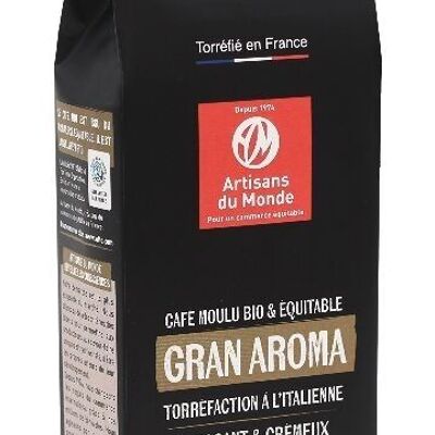 Caffè Gran Aroma (Mastro/Espresso 50% arabica e 50% robusta) macinato, 250g