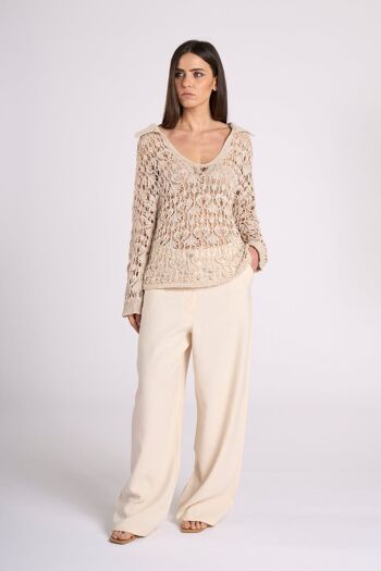 Maxi polo en crochet - Ines 2