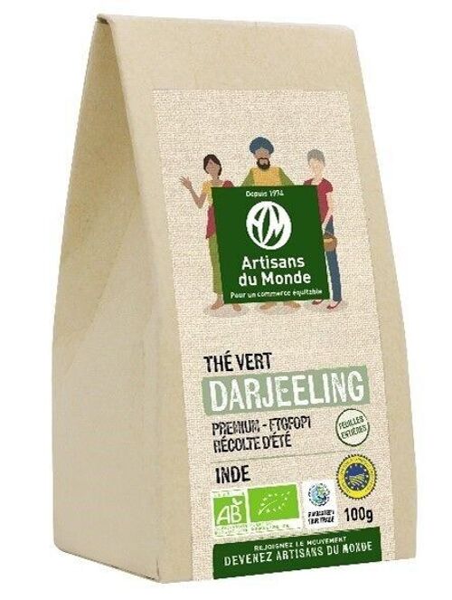 Thé vert Darjeeling IGP Bio - 100g