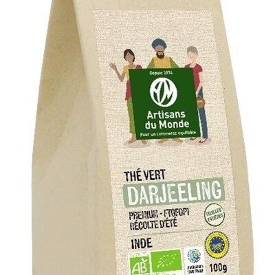 Organic Darjeeling PGI green tea - 100g
