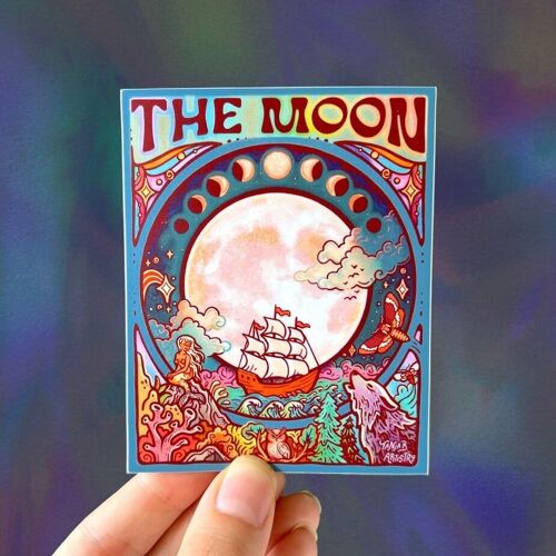 The Moon - Sticker