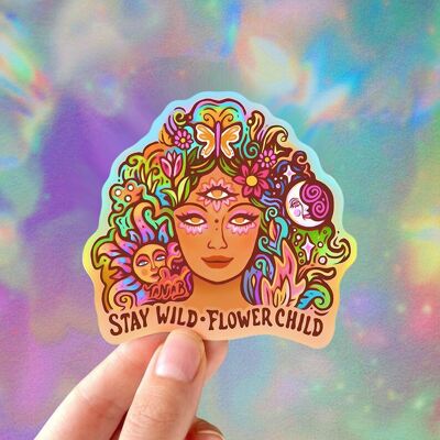 Stay Wild • Flower Child - Stickers