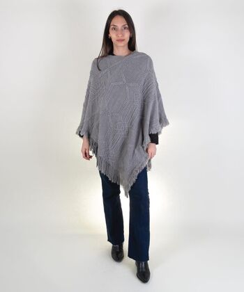 PONCHO LANA GRIS 1