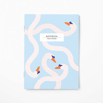 Cuaderno "Cisnes" (A5)