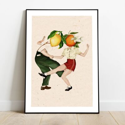 A4 Poster Citrus Dancers