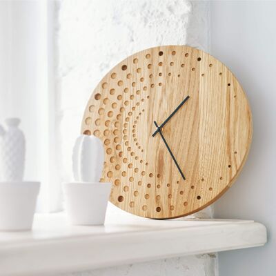 Oak Wood Wall Clock ILMARS