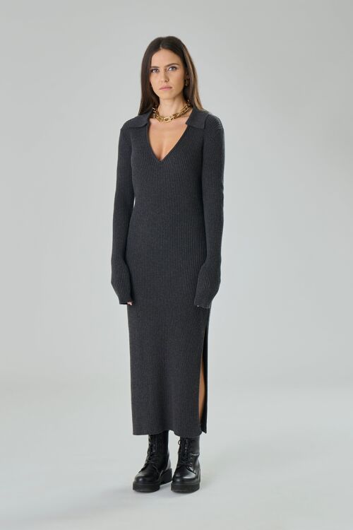 Cashmere blend knitted dress - Anita