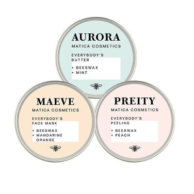 Matica Cosmetics Collection de soins pour la peau AURORA