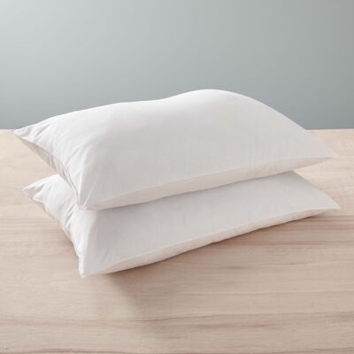 Set of 2 pillows Poly cotton range "Comfort" 60 x 60 cm & 45 x 70 cm