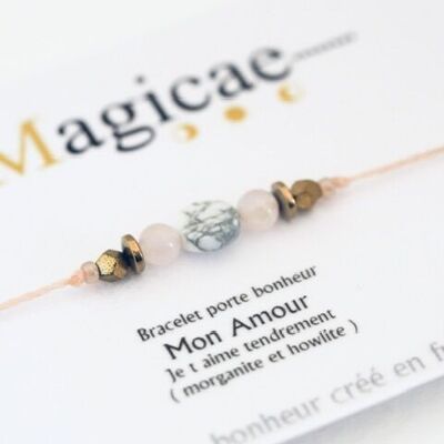 Bracelet porte bonheur MON AMOUR