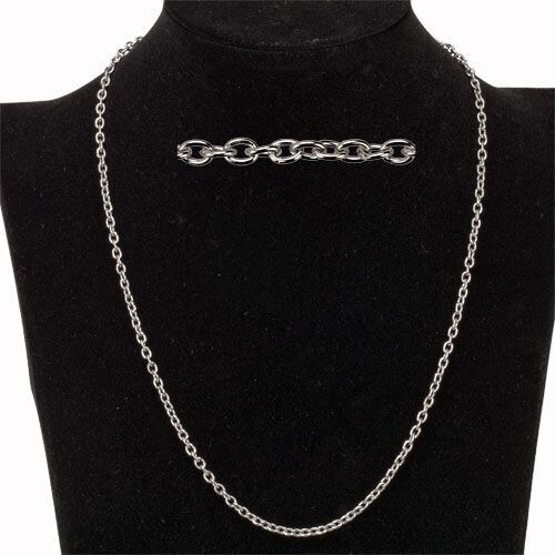 Cadena de ancla de acero inoxidable NG, 3,4 mm, 50 cm