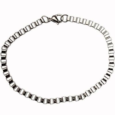 Armband Venezianerkette Edelstahl, 4,0mm, 20cm