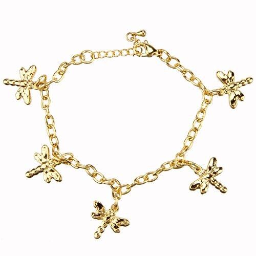 Armkette Edelstahl, 19+4cm, Gold 3