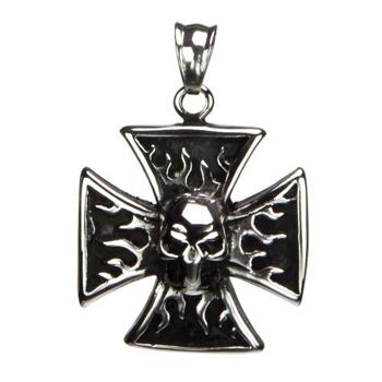 Pendentif en acier inoxydable Croix de Fer 2 2