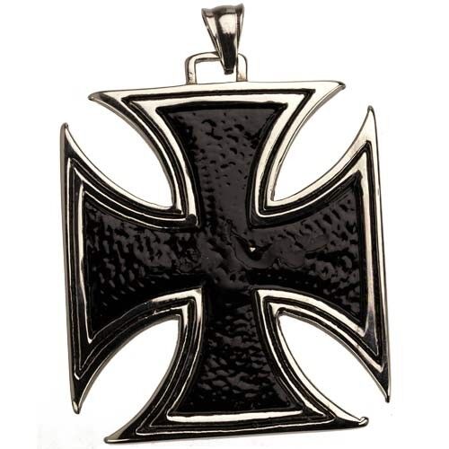 Buy wholesale Stainless steel pendant iron cross, 50mm