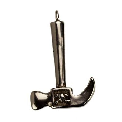 Edelstahlanhänger Hammer, 37mm