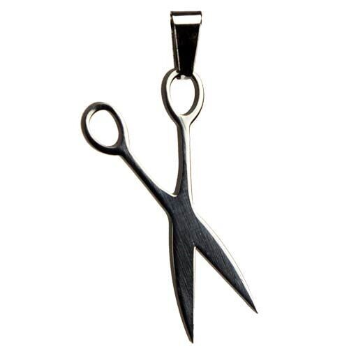 Tijeras colgantes de acero inoxidable.