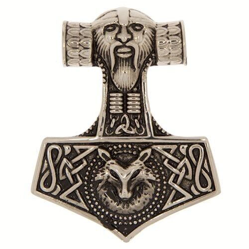 Edelstahlanhänger Thorhammer XXL