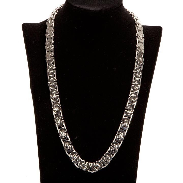 Collar de acero inoxidable, 11 mm, 54 cm