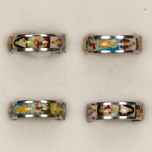 Anello Madonna in acciaio