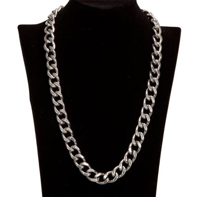 Cadena de eslabones de acero inoxidable, 13 mm, 54 cm