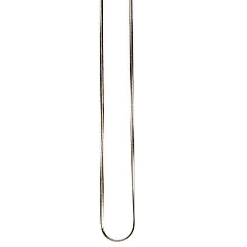 Catena a serpente piatta, acciaio inossidabile, 1,0 mm, 45 cm