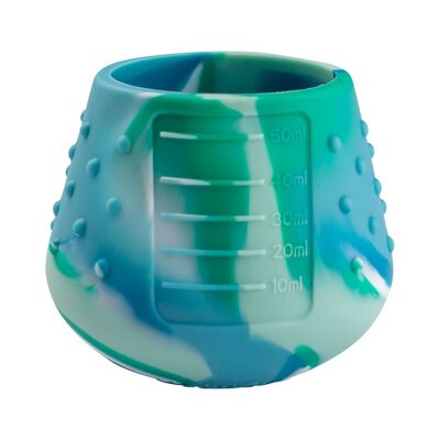 Tasse de sevrage ouverte pour bébé (DinkyCup – Océan)