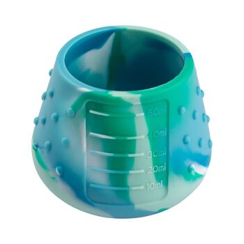 Tasse de sevrage ouverte pour bébé (DinkyCup – Océan) 2