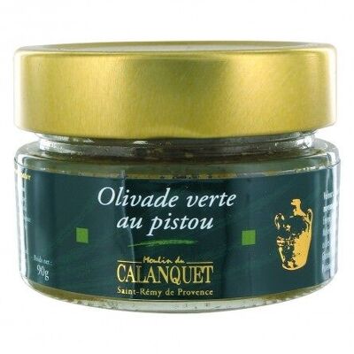 Spreadable Green Olive with Pistou 90 g