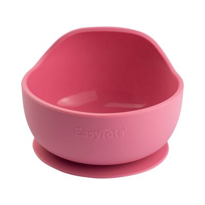 everyday baby Bol enfant ventouse silicone, rouge naturel