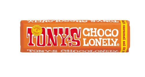 Tony'S Chocolonely - Chocolat au lait belge aux éclats de caramel et sel de mer 47g