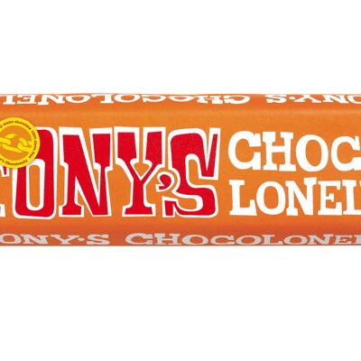 Tony'S Chocolonely - Chocolate con leche belga con trocitos de caramelo y sal marina 47g