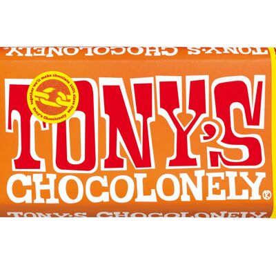 Tony'S Chocolonely - Chocolate con leche belga con trocitos de caramelo y sal marina 180
