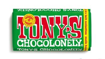 Tony'S Chocolonely - Chocolat au lait belge aux noisettes 180g 1