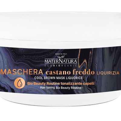 Mascarilla tonificante marrón frío de regaliz